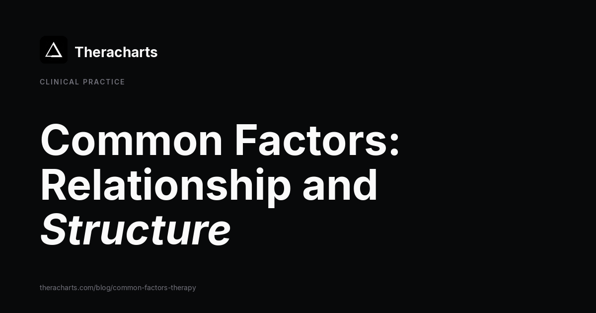 Common Factors: Relationship and Structure